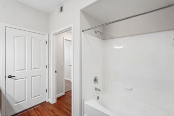 Oversized garden soaking tub